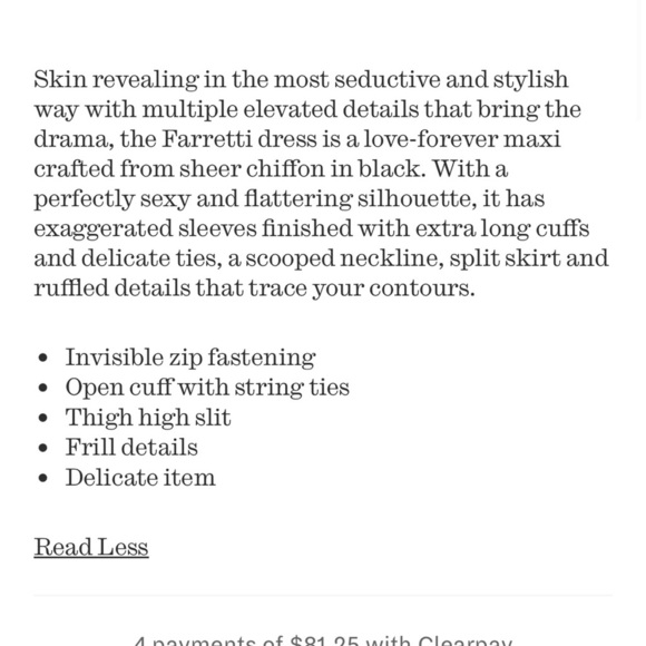 Rat & Boa Farretti dress in black - Picture 3 of 12